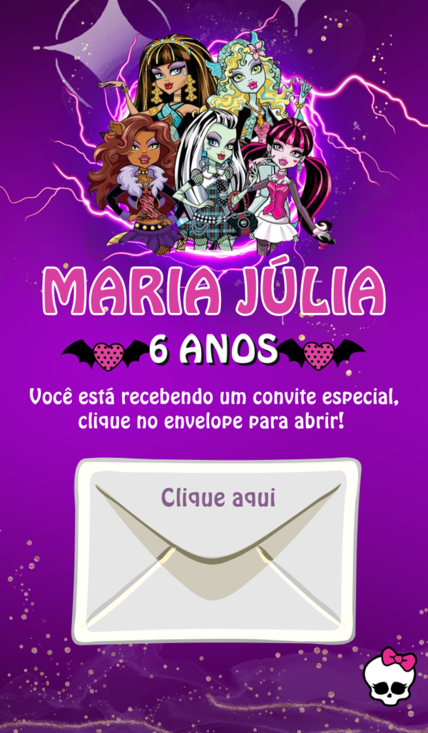 Convite Infinity Monster High - Image 2