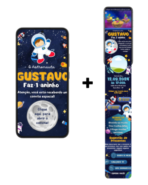 Convite Infinity Astronauta