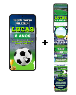 Convite Infinity Futebol