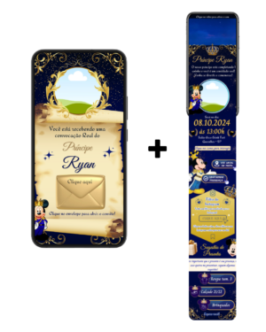 Convite Infinity Mickey Realeza