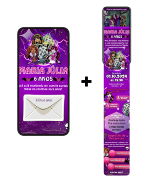 Convite Infinity Monster High