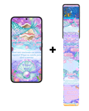 Convite Infinity Sereia