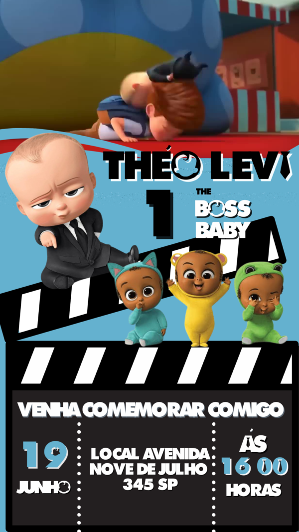 Convite Animado Poderoso Chefinho - Image 2