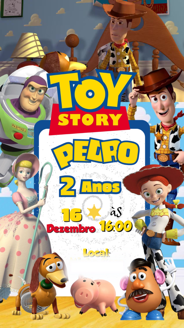 Convite Animado Toy Story - Image 2