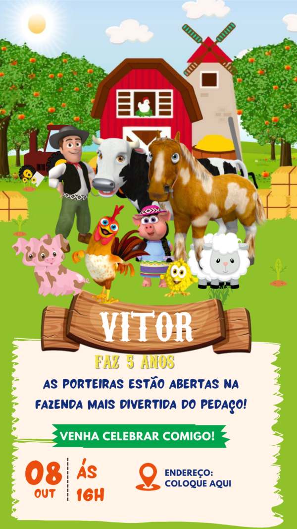 Convite Simples Fazenda do Zenon - Image 2