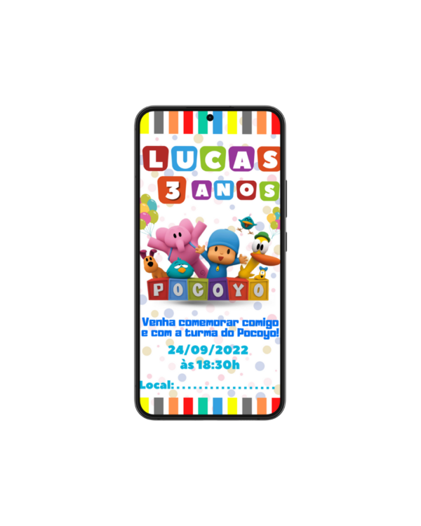 Convite Simples Pocoyo
