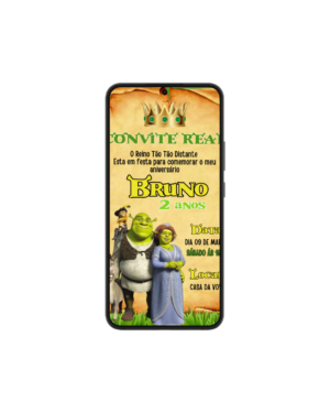 Convite Simples Shrek