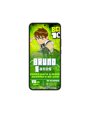 Convite Simples Ben 10