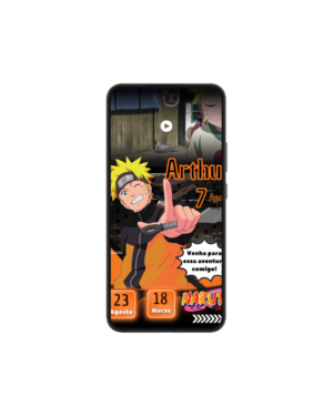 Convite Animado Naruto