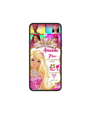 Convite Animado Barbie