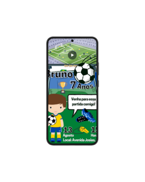 Convite Animado Futebol