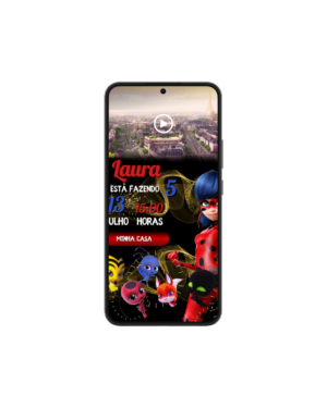 Convite Animado Lady bug