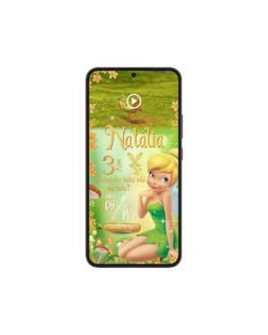 Convite Animado Tinker Bell