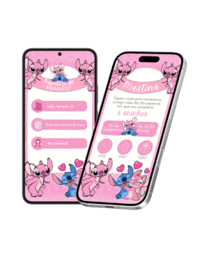Convite Interativo Stitch