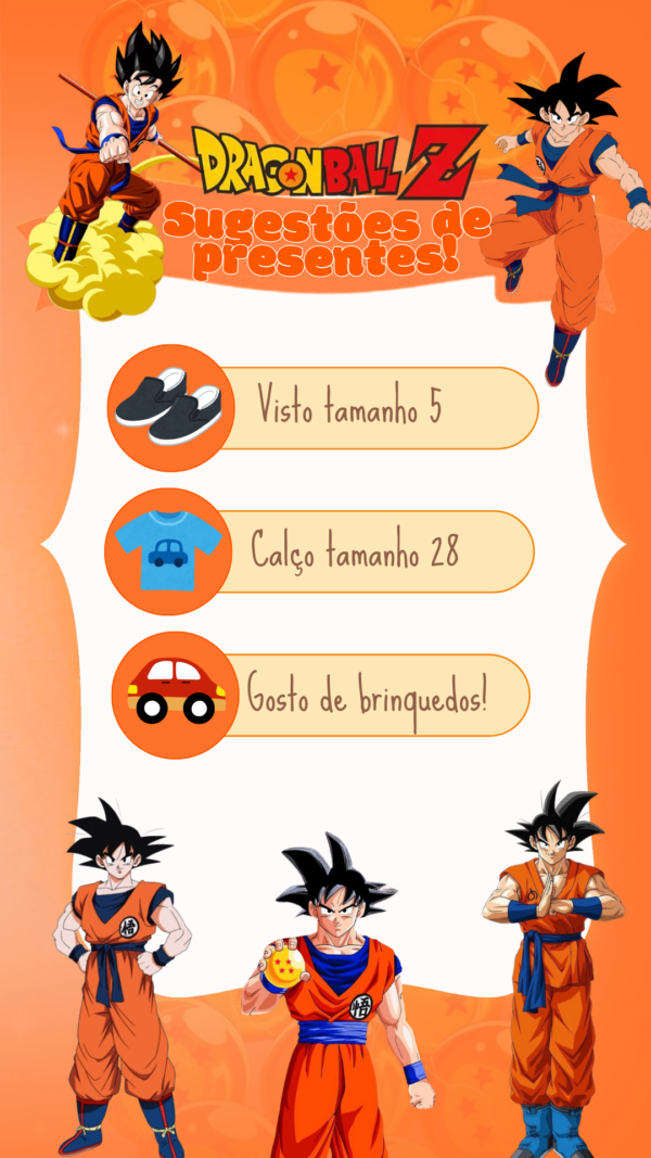 Convite Interativo Dragonball Z - Image 3